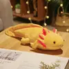 Muñeco de Dinosaurio Hexagonal Ins Juguete de Peluche Salamandra Rosa Pez Bebé Oriental Muñeco de Salamandra Transfronterizo de Amazon