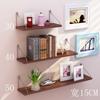 Estante de pared sin perforaciones Estante simple moderno Colgante de pared para sala de estar Decoración de pared creativa Partición Estantería para dormitorio