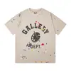 Departamento de Galeria. Marca de Moda Americana Streetwear Lavada Vintage Caveira Modelagem Solta Unissex Verão Camiseta de Manga Curta