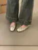¡Primer encuentro! ¡Zapatos planos cómodos! Lazo francés, corte bajo, suela suave, para ir al trabajo, versátil, Mary Janes estilo coreano, ballet, de aspecto de hada