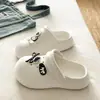 Estilo Coreano RelaxadoGrampo de cabelo exclusivo estilo ins com bolinhas, chinelos de dedo de gato, versáteis para o trajeto, sandálias de verão de EVA para mulheres