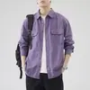 Camisa de Trabajo para Hombre, Versátil de Otoño 2026 Nueva Camisa de Manga Larga, Top de Algodón 100% para Hombre, Chaqueta Casual al por Mayor