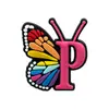 Accesorios para Zapatos Rosas con Letras y Números de Venta Caliente Transfronterizos, Bolsos Bogg, Hebillas Decorativas Desmontables para Zapatos DIY