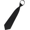 Estilo universitario de corbata negra estudiantes masculinos y femeninos 8CM cremallera perezosa sin perforaciones corbata de camisa decoración femenina ins Japonés JK