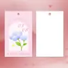 Cartão de Saudação para o Dia da Mulher em Branco Manuscrito Agradecimento Bênção Etiqueta de Presente Deusa Desejos Felizes Etiqueta Personalizada