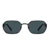 Gafas de sol retro estilo americano para mujer, de alta gama, color té, marco estrecho personalizado, forma cóncava moderna, gafas de sol resistentes a los rayos UV