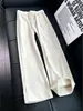 Venta al mayoreo del fabricante: Pantalones casual de pana con patrón ondulado, pantalones deportivos y de fitness para hombre y mujer, estilo retro americano de pierna recta, ligeramente acampanados