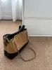 2025 Novo Estilo Pequena Suede Perfumada Cor Combinada Bolsa Hobo de Braço Bolsa de Corrente Acolchoada Bolsa de Ombro Tote de Grande Capacidade