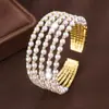 1 pulsera popular transfronteriza joyería de moda al por mayor diseño de perlas para mujer pulsera de circón microincrustado temperamento todo-partido