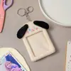 Portatarjetas de Peluche de Dibujos Animados Estilo Japonés y Coreano Portatarjetas de Almacenamiento de Fotoclones de Tres Pulgadas para Fans de Estrellas Llavero Colgante para Mochila Colgante de Exhibición