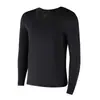Ropa de Otoño e Invierno Nueva para Hombre que Embellece la Piel Traje Ácido Hialurónico Mantenimiento del Calor Ultradelgado Manga Larga Antiestático Sin Marcas Base Nutrición de la Piel Ropa