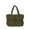 Bolsa Feminina Nova de Inverno Transfronteiriça Acolchoada Grande Capacidade Macia de Alta Qualidade Transversal Moda Versátil de Ombro