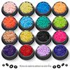 Cross-Border 16-color Ring série cerâmica macia conjunto misto nail art lantejoulas Unha polonês cola gota cola material de maquiagem atacado