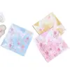 Pañuelo de Mano para Mujer Estampado Pañuelo Toalla para Sudor Ojos Boca Saliva Pañuelo Vintage de Bolsillo Toalla de Mano Rosa Bufanda Cuadrada Transfronteriza
