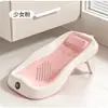 Bañera para bebé, soporte para sentarse y acostarse, artefacto universal, sensible a la temperatura, soporte para cama, alfombrilla antideslizante, red de baño para recién nacidos.