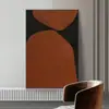 Viento Silencioso Abstracto Arte Grande Pintura Decorativa Fondo de Sofá Pared Mural de Piso Edición Vertical Habitación Modelo Pintura Colgante
