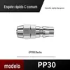 Conector Rápido Tipo C Mangueira de Ar Plug Rápido Acessórios Pneumáticos Compressor de Ar Bomba de Ar Pistola de Soprar Poeira Tambor de Ar Sp Componentes Pneumáticos