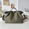Bolsa Tote de Lona Grossa de Alta Qualidade de Grande Capacidade 2026 Nova Patchwork Moda Casual Ombro Único Transversal para Mulheres