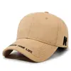 Gorra de Béisbol con Bordado de Letras para Circunferencia de Cabeza Grande para Mujer, Nuevo Estilo de Verano, Visera Grande y Profunda, Gorra de Béisbol Versátil para Adelgazar el Rostro para Hombre