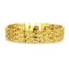 Moda hip-hop europeia e americana Pulseira masculina banho legal Ouro 18K Pulseira masculina da moda fabricantes atacado