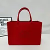 Bolsa de fieltro para Año Nuevo Hecha a medida Bolso de mano corporativo de fieltro rojo Bolsa de mano para banco y seguros Promoción de eventos