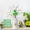 Nova loja da Amazon. Chapéu de Primavera Festival do Dia de São Patrício Trevo de Quatro Folhas Decoração de Galho Adereços