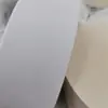 Etiqueta de tela de algodón etiqueta lavada al agua cinta de tejido liso fino borde hecho a mano cinturón de tela leggings cinturón de borde enrollado accesorios cinturón de algodón blanco y negro