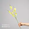 Flores artificiais em tons de amarelo para decorações de casamento, arranjos de hotel, decoração suave para casa, arranjos de corredor, arranjos florais e materiais decorativos
