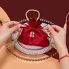 Caja de regalo especial para boda bolsa de regalo de satén bolso de mano de alta calidad bolsa de regalo para mano caja de dulces