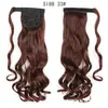 Venta al por mayor del fabricante Comercio exterior Estilo europeo y americano Velcro Cola de caballo larga y rizada Peluca para mujer Pieza de cabello de cola de caballo de fibra de alta temperatura en stock