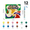 Kit de canetas de correção de cor para dot art, com design de líquido direto e ponta macia, ideal para corrigir erros de cor em projetos de dot art; um conjunto de canetas de pontilhismo para estudantes e entusiastas da arte