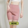3978 Calça legging feminina de verão, fina, cintura média, com bloqueio de barriga, triângulo, anti-corrida, camada dupla, levantamento de quadril, calça de segurança