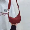 Bolsa de Dumpling de Nylon Estilo Japonês 2025 Casual Grande Capacidade Unissex Bolsa Transversal Simples Leve Bolsa de Ombro Tote