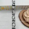 Cinta de Alta Gama Resistente con Adorno de Pedrería en Stock, Accesorios de Encaje para Tapeta Estilo Chanel, Encaje de Perlas, Piezas Decorativas Hanfu