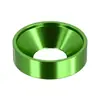 Arandela avellanada de aleación de aluminio coloreada, arandela de tornillo de cabeza plana cóncava anodizada verde m2m2.5m3m4m6m8