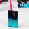 Encendedor Inflable Nuevo con Degradado Cuerpo Metálico Delgado Pequeño a Prueba de Viento Llama Roja Superventas en Tiktok