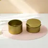 Caixa de Lata Redonda para Vela Perfumada Atacado Pastilhas para Garganta Brinquedo Lata de Óleo Vela para Prevenção de Desastres de Emergência Lata de Lata