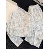 Pijama Térmico de Terciopelo con Diseño Ins Estilo Floral Dulce para Mujer, Nuevo Conjunto Cálido para Estar en Casa Primavera y Otoño 2026 Adecuado para Salir