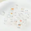 Cubo de Cristal Iridiscente Cuentas Sueltas Chapado Color AB Facetado Azucarero Cuentas DIY Pulseras Hechas a Mano Collares Accesorios de Joyería