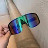 Gafas de Sol Deportivas para Ciclismo al Aire Libre de Marco Grande para Hombres y Mujeres, Gafas a Prueba de Viento para Senderismo Nocturno, Gafas de Running Coloridas para Montañismo