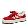 Zapatos de Lona Estilo Coreano Mujer 2025 Primavera Nuevos Tenis de Corte Bajo Estilo Hong Kong Estudiante Trendy Zapatos Casuales Combinan con Todo G150