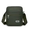 Nova Bolsa de Moda à Prova d'Água Bolsa Transversal de Ombro Masculina Bolso Multicamadas Bolsa de Caixa Unissex Bolsa de Negócios Carteira