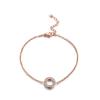 Pulsera sencilla de acero inoxidable estilo coreano original para mujer, personalizada para estudiante, estilo Mori, pulsera para novia, joyería, pulsera para pareja