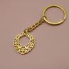 Amazon Xiyin Temu AliExpress Joias Explosivas Simples Oco Flor Keychain Pingente