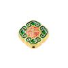 Accesorios de borlas aleación cloisonné de goteo nube auspiciosa Loto bendición Ankang cuentas de la suerte cuentas de calabaza pulsera cuentas espaciadoras