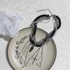 Colar Choker Nicho Diablo Punk Spice Feminino Envoltório Cruz Multicamadas Borla Contas