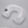 Núcleo de almohada inflable de PVC con funda, Núcleo de almohada cuadrado en forma de U, Núcleo de almohada para camping, viajes al aire libre, Núcleo de almohada para protección del cuello, Núcleo de almohada para abrazar
