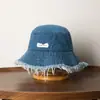 Chapéu de Cowboy de Borda Crua para Mulheres Verão Novo Protetor Solar Chapéu de Pescador Versátil Estilo Japonês Estilo Circunferência da Cabeça Grande Mostrando Rosto Chapéu Pequeno Chapéu
