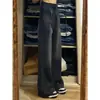 Pantalones Mujer talla grande chica rellenita Pequeño Sueltos Rectos Jeans 2024 Nuevo Otoño Delgados Ajustados Pierna Ancha Pantalones