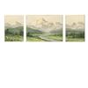 Pintura decorativa para sala de estar de Rizhao Jinshan, paisaje de troncos nórdicos, pintura de paisaje, cornucopia, pintura colgante, mural de pared para fondo de sofá